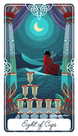 Learning Tarot – 8 of Cups
